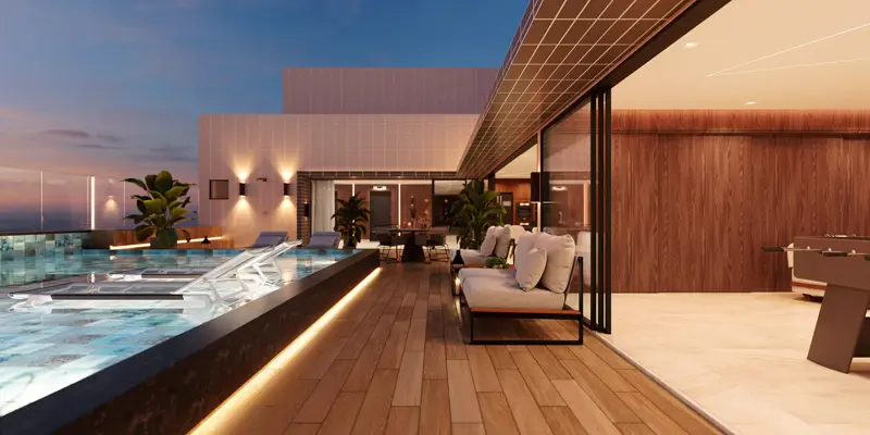 House Garden, Piscina